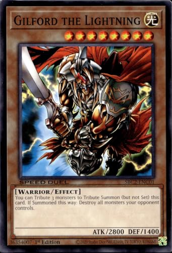 Gilford The Lightning - SBC2-ENC01 - Common - 1. Auflage Gilford The Lightning - SBC2-ENC01 - Common - 1. Auflage von YU-GI-OH!