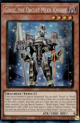 Girsu, The Orcust Mekk-Knight (PCR) - RA03-EN026 - Prismatische Sammlerselten - 1. Auflage von YU-GI-OH!