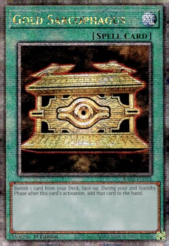 Gold Sarcophagus (Quarter Century Secret Rare) – RA02-EN052 – Quarter Century Secret Rare – 1. Auflage von YU-GI-OH!