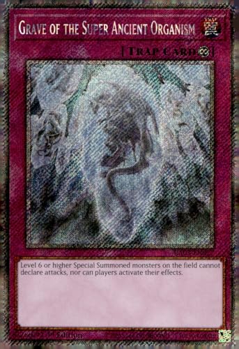 Grave of The Super Ancient Organism (Platinum Secret Rare) – RA03-EN077 – Platinum Secret Rare – 1. Auflage von YU-GI-OH!