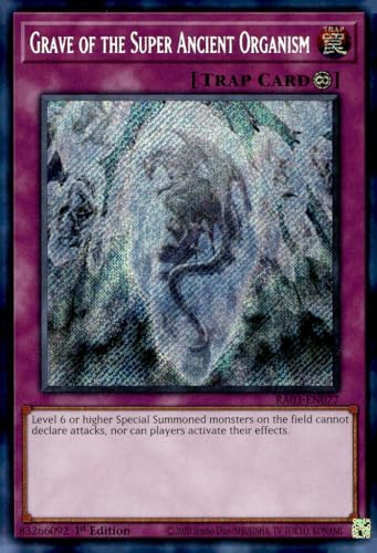 Grave of The Super Ancient Organism (Secret Rare) – RA03-EN077 – Secret Rare – 1. Auflage von YU-GI-OH!