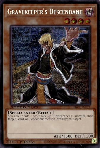 Gravekeeper's Descendant (PSR) - SBC2-ENF11 - Prismatic Secret Rare - 1. Auflage von YU-GI-OH!
