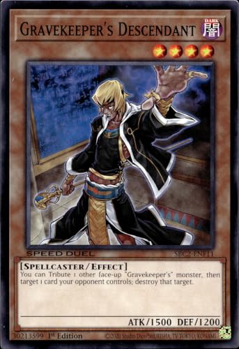 Gravekeeper's Descendant - SBC2-ENF11 - Common - 1. Auflage Gravekeeper's Descendant - SBC2-ENF11 - Common - 1. Auflage von YU-GI-OH!