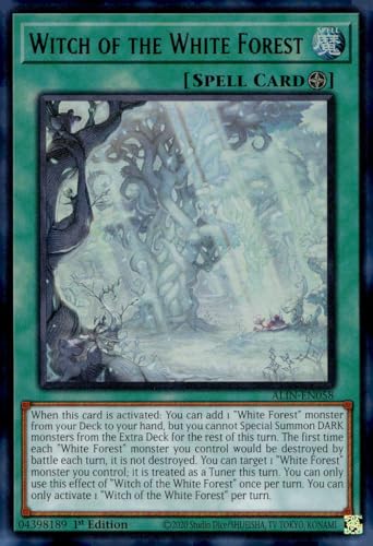 Hexe des weißen Waldes - ALIN-EN058 - Ultra Rare - 1. Auflage Hexe des weißen Waldes - ALIN-EN058 - Ultra Rare - 1. Auflage von YU-GI-OH!