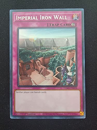 Imperial Iron Wall - TAMA-EN058 - Tactical Masters - Rare - 1. Auflage von YU-GI-OH!