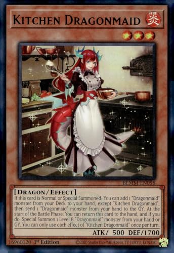 Kitchen Dragonmaid BLMM-EN058 Ultra Rare 1. Auflage von YU-GI-OH!