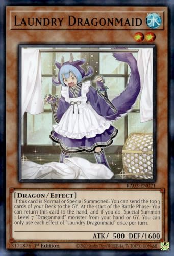 Laundry Dragonmaid (UR) - RA03-EN021 - Ultra Rare - 1. Auflage von YU-GI-OH!