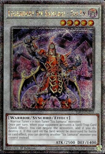 Legendary Six Samurai - Shi En (Quarter Century Secret Rare) - RA03-EN250 - Quarter Century Secret Rare - 1. Auflage von YU-GI-OH!
