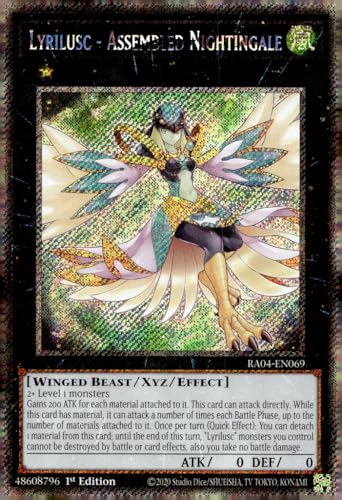 Lyrilusc - Assembled Nightingale (Platinum Secret Rare) - RA04-EN069 - Platinum Secret Rare - 1. Auflage von YU-GI-OH!