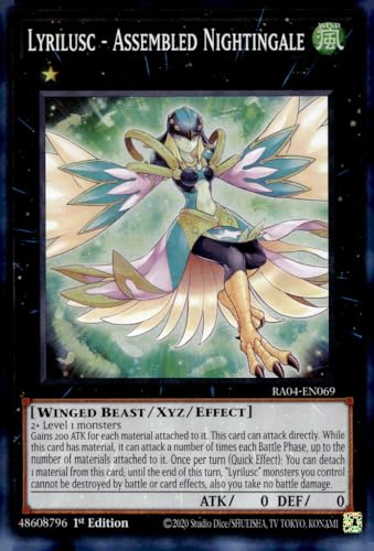 Lyrilusc – Assembled Nightingale – RA04-EN069 – Super Rare – 1. Auflage von YU-GI-OH!