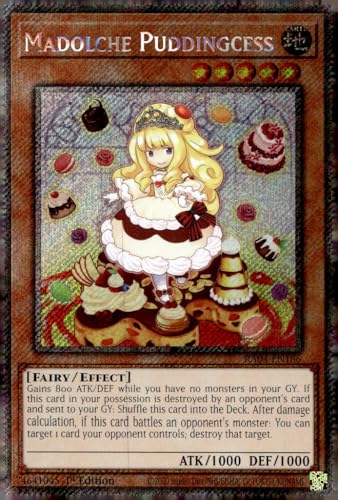 Madolche Puddingcess (Platinum Secret Rare) – RA04-EN186 – Platinum Secret Rare – 1. Auflage von YU-GI-OH!