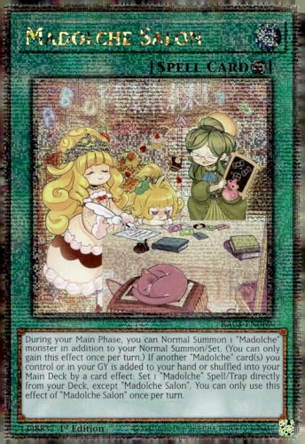 Madolche Salon (Quarter Century Secret Rare) – RA03-EN069 – Quarter Century Secret Rare – 1. Auflage von YU-GI-OH!