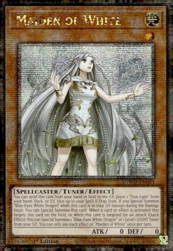 Maiden of White (Quarter Century Secret Rare) – SDWD-EN041 – Quarter Century Secret Rare – 1. Auflage von YU-GI-OH!