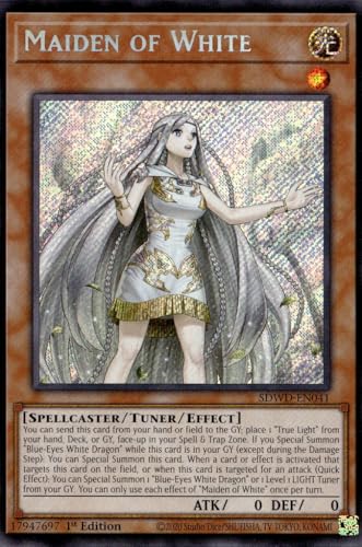 Maiden of White (Secret Rare) – SDWD-EN041 – Secret Rare – 1. Auflage von YU-GI-OH!