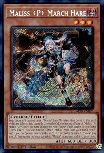 Maliss Märzhase - ALIN-EN023 - Secret Rare - 1. Auflage Maliss Märzhase - ALIN-EN023 - Secret Rare - 1. Auflage von YU-GI-OH!