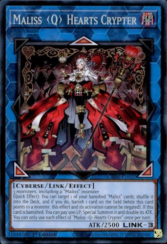 Maliss Q Hearts Crypter (CR) - CRBR-EN020 - Sammlerselten - 1. Auflage von YU-GI-OH!