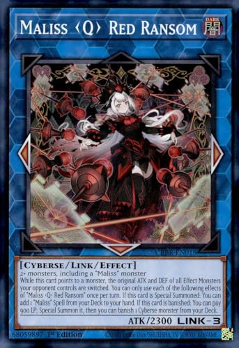 Maliss Q Red Ransom - CRBR-EN018 - Super Rare - 1. Auflage Maliss Q Red Ransom - CRBR-EN018 - Super Rare - 1. Auflage von YU-GI-OH!