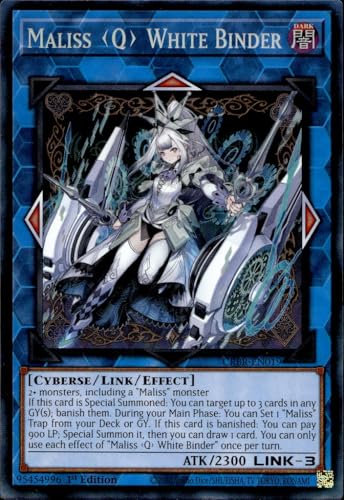Maliss Q White Binder (CR) - CRBR-EN019 - Collector's Rare - 1st Edition von YU-GI-OH!