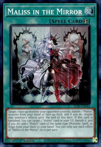Maliss in The Mirror - ALIN-EN064 - Super Rare - 1. Auflage Maliss in The Mirror - ALIN-EN064 - Super Rare - 1. Auflage von YU-GI-OH!