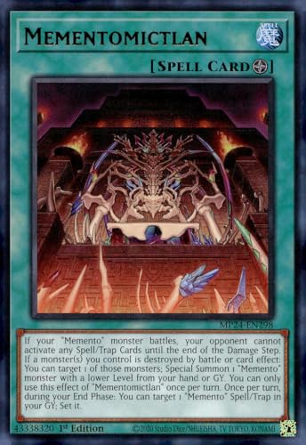 Mementomictlan MP24-EN298 Ultra Rare 1. Auflage Mementomictlan MP24-EN298 Ultra Rare 1. Auflage von YU-GI-OH!