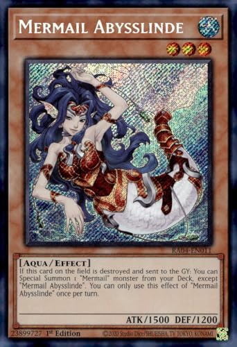 Mermail Abysslinde (Secret Rare) - RA04-EN011 - Secret Rare - 1. Auflage von YU-GI-OH!