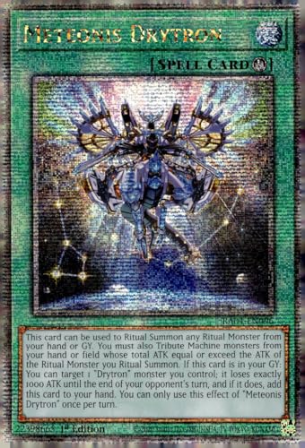 Meteonis Drytron (Quarter Century Secret Rare) – RA04-EN096 – Quarter Century Secret Rare – 1. Auflage von YU-GI-OH!