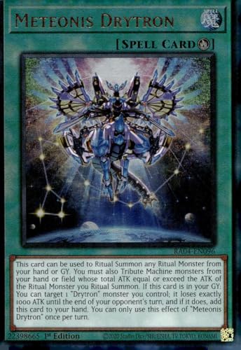 Meteonis Drytron (Ultimate Rare) – RA04-EN096 – Ultimate Rare – 1. Auflage von YU-GI-OH!
