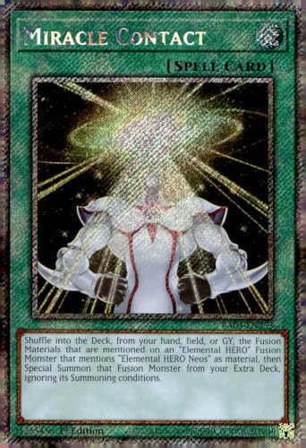 Miracle Contact (Platinum Secret Rare) – RA03-EN253 – Platinum Secret Rare – 1. Auflage von YU-GI-OH!