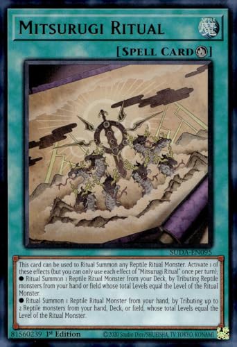 Mitsurugi Ritual - SUDA-EN095 - Ultra Rare - 1. Auflage von YU-GI-OH!