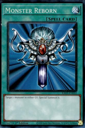 Monster Reborn (PCR) - RA03-EN052 - Prismatic Collector's Rare - 1st Edition von YU-GI-OH!