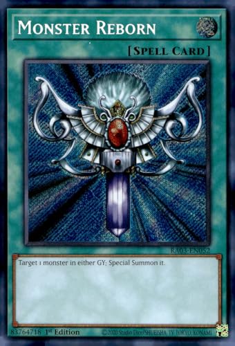 Monster Reborn (Secret Rare) - RA03-EN052 - Secret Rare - 1. Auflage von YU-GI-OH!