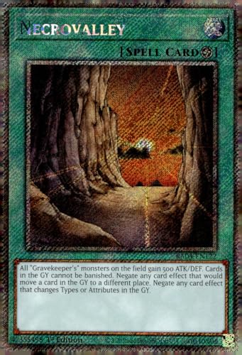 Necrovalley (Platinum Secret Rare) – RA04-EN122 – Platinum Secret Rare – 1. Auflage von YU-GI-OH!