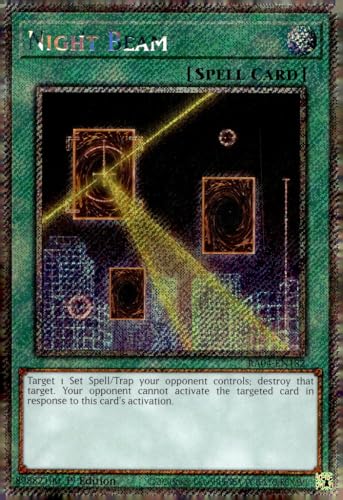 Night Beam (Platinum Secret Rare) – RA04-EN182 – Platinum Secret Rare – 1. Auflage von YU-GI-OH!