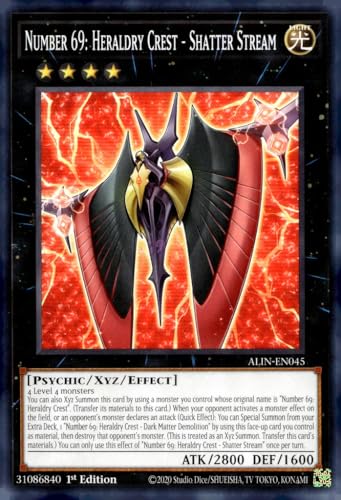 Nummer 69: Heraldik-Wappen – Shatter Stream – ALIN-EN045 – Common – 1. Auflage von YU-GI-OH!