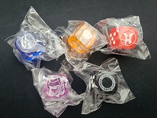 Offizielles Konami – Legendary Duelists: Staffel 3 (5 Würfel-Set) Blau, Rot, Lila, Orange, Schwarz – versiegelt von YU-GI-OH!
