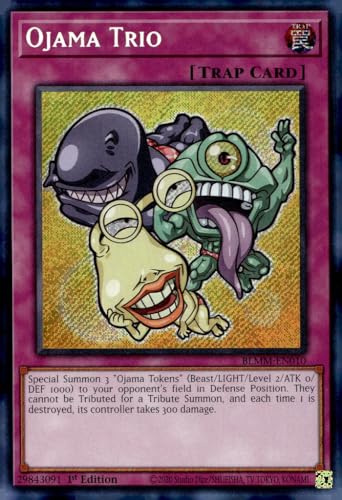 Ojama Trio - BLMM-EN010 - Secret Rare - 1. Auflage Ojama Trio - BLMM-EN010 - Secret Rare - 1. Auflage von YU-GI-OH!