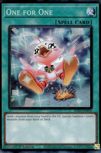 One for One (Alternate Art) (PCR) - RA03-EN056 - Prismatic Collector's Rare - 1st Edition von YU-GI-OH!