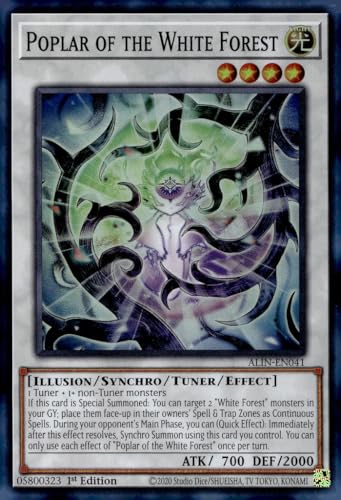 Pappel des weißen Waldes - ALIN-EN041 - Super Rare - 1. Auflage Pappel des weißen Waldes - ALIN-EN041 - Super Rare - 1. Auflage von YU-GI-OH!