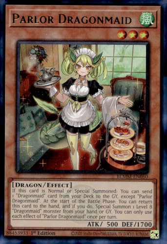 Parlor Dragonmaid BLMM-EN060 Ultra Rare 1. Auflage von YU-GI-OH!