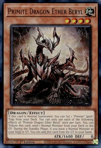 Primite Dragon Ether Beryll – SUDA-EN015 – Ultra Rare – 1. Auflage von YU-GI-OH!