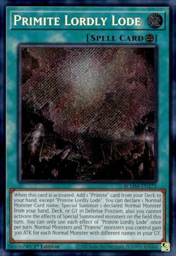 Primite Lordly Lode - BLMM-EN172 - Secret Rare - 1. Auflage Primite Lordly Lode - BLMM-EN172 - Secret Rare - 1. Auflage von YU-GI-OH!
