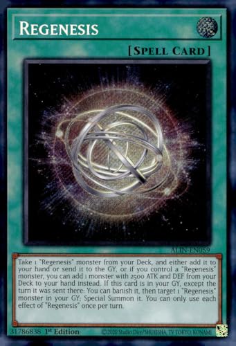Regenesis - ALIN-EN059 - Secret Rare - 1. Auflage von YU-GI-OH!
