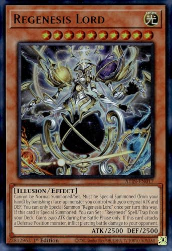 Regenesis Lord - ALIN-EN017 - Ultra Rare - 1. Auflage von YU-GI-OH!