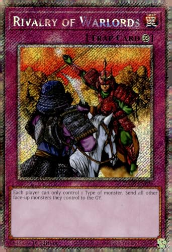 Rivalry of Warlords (Platinum Secret Rare) – RA03-EN075 – Platinum Secret Rare – 1. Auflage von YU-GI-OH!