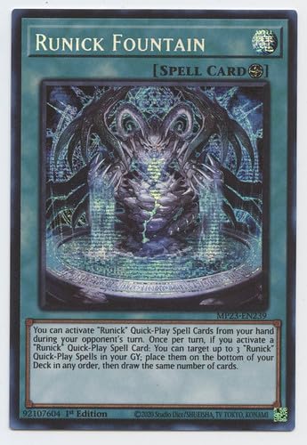 Runick Fountain - MP23-EN239 - Prismatic Secret Rare - 1. Auflage Runick Fountain - MP23-EN239 - Prismatic Secret Rare - 1. Auflage von YU-GI-OH!