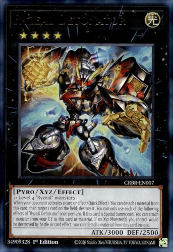 Ryzeal Detonator CRBR-EN007 Ultra Rare 1. Auflage von YU-GI-OH!