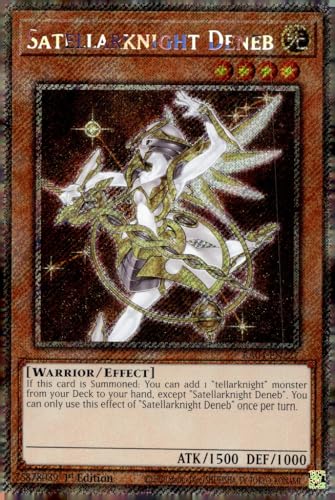 Satellarknight Deneb (Platinum Secret Rare) – RA04-EN227 – Platinum Secret Rare – 1. Auflage von YU-GI-OH!