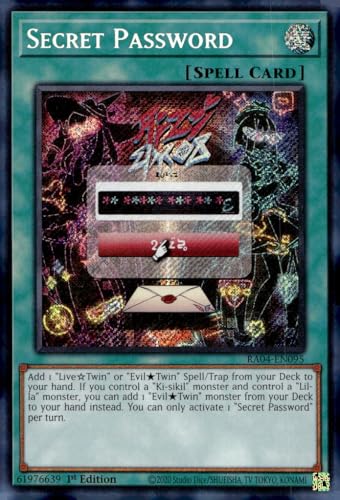Secret Password (Secret Rare) – RA04-EN095 – Secret Rare – 1. Auflage von YU-GI-OH!