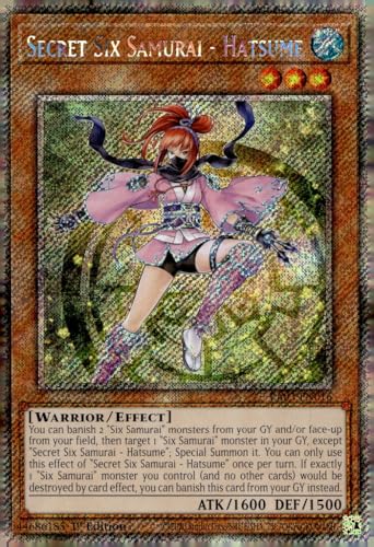Secret Six Samurai - Hatsume (Platinum Secret Rare) - RA03-EN016 - Platinum Secret Rare - 1. Auflage von YU-GI-OH!