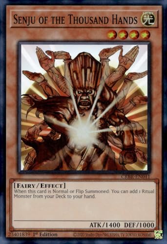 Senju of The Thousand Hands (SR) - CRBR-EN041 - Super Rare - 1st Edition von YU-GI-OH!